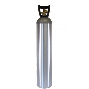 Industrial 90cf Aluminum Cylinder With CGA 580 Valve And Carry Handle