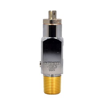 Sherwood CGA 870 Oxygen Post Valve, 1/2 Ngt, 3360psi Cg4 Prd, For Steel Cylinders - KVAB87044F-32
