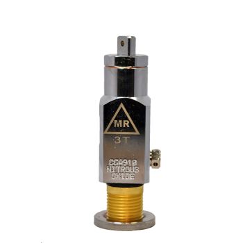 Sherwood MRI Compatible CGA 910 Post Valve, .750 UNF Inlet, 3360psi (Previously KVMB91051-32)