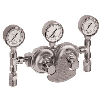 Regulator, Nitrogen, Argon, Helium (Pigtails not included)