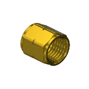 Western #10 - Nut, Fuel, A Size, 3/8-24LH-INT