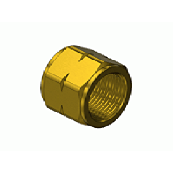 CGA 25 C Size Brass Hose Nut for Fuel Gas"