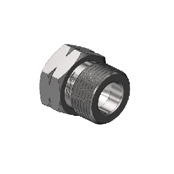 Outlet Adaptor, CGA 677, Argon, Helium, Nitrogen, Stainless Steel