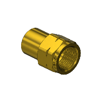 Outlet Adaptor - CGA 510, Acetylene, Natural Gas, Propane, Brass
