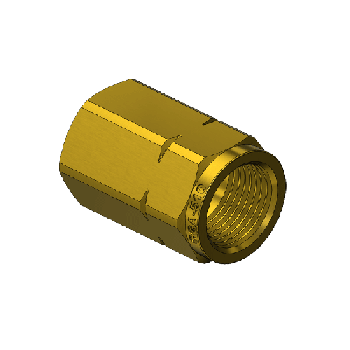Outlet Adaptor - CGA 510, Acetylene, Natural Gas, Propane, Brass