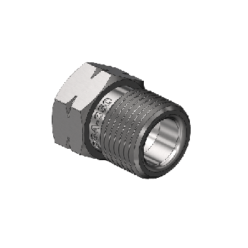 Outlet Adaptor - CGA 350, Hydrogen, Methane, Natural Gas, Stainless Steel