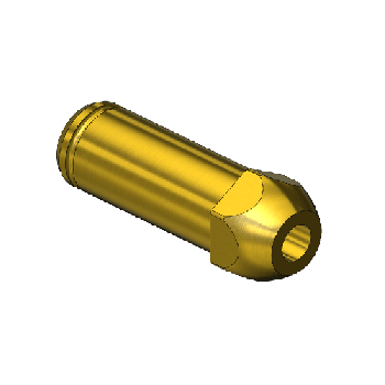CGA 296 Nipple, 5/16RECESS"