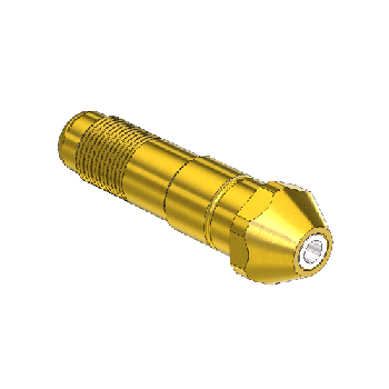 Western #16-4sf - Nipple, CGA 300, 1/2-27uns, 2.25lng."