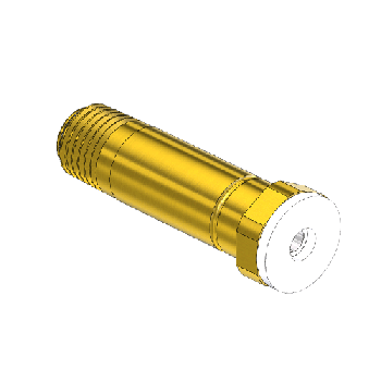 Western #CO-3SF -  Nipple, CGA 320, 1/4NPTM, 2LNG."