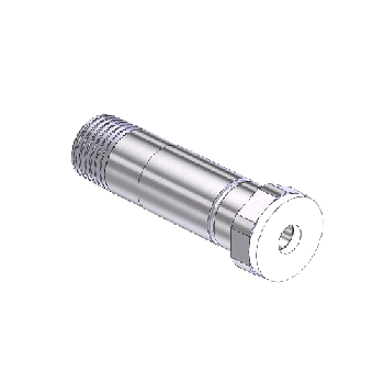 Western #SS-CO-3 - Countersunk Nipple, CGA 320, 1/4NPTM, 2LNG"