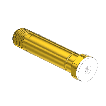 Western #co-4sf - Threaded Inlet Nipple For Installed Filter, CGA 320, 1/4nptm, 2.5lng."