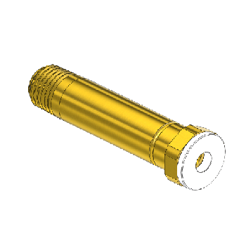 Western #6-CO-4 - Nipple, CGA 320, 1/4NPTM, 2.5LNG"