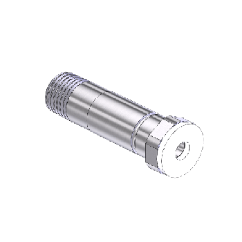 Western #SS-333 - Threaded Inlet Nipple, CGA 320 and CGA 330, 1/4NPTM, 2LNG"