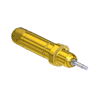 Nipple - Residual Pressure Valve, CGA350, MONEL PIN