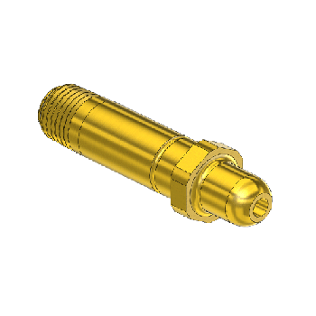 Western #83-sf - Nipple For Installed Filter, CGA 350, 1/4nptm, 2.5lng."