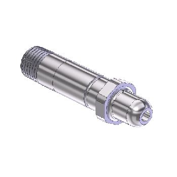 Nipple, 2.5 CGA 350 NIPPLE for Installed Filter"