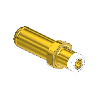 Western #683-M2 - Handtight Nipple Countersunk, CGA 350, 5/16RECESS"