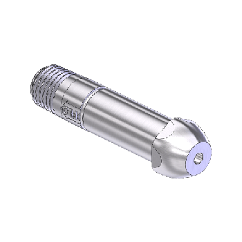 Countersunk Nipple, CGA 510/ CGA 580/ CGA 590, 1/4NPTM, 2.5LG"
