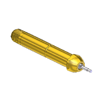 Nipple - Residual Pressure Valve, CGA 500/CGA 510/CGA 580/CGA 590,MONEL PIN