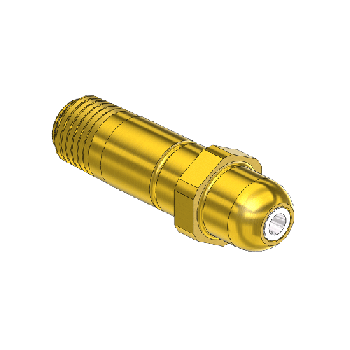 Western #63-sf - Nipple, CGA 540/ CGA 555, 1/4nptm, 2.125lng."