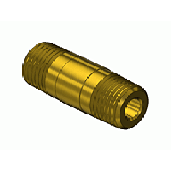 Round Brass Nipple