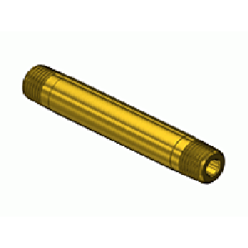 Round Brass Nipple