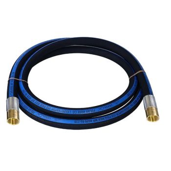 CO2 Liquid/Vapor 450 PSI. 1 in I.D. Polar Hose, Brass, 1 x 1-1/2" Female NPT." 10 FT