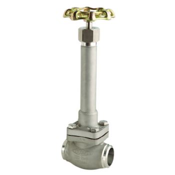 RegO 1-1/2" Stainless Steel Globe Bolted Bonnet Socket Weld Ends