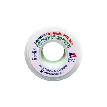 9010010 Fluoramics Full Density PTFE Tape, 3/4" x 520"