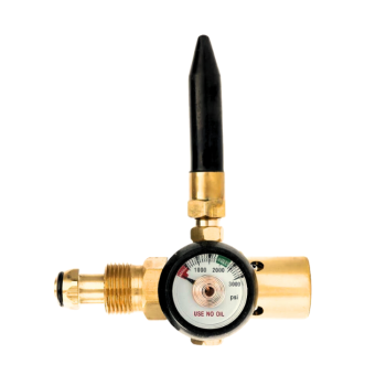 Latex Balloon Inflator + Cylinder Contents Gauge