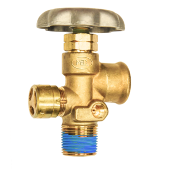 Sherwood CGA 510 Valve; 435-480 PSI PRD, CG-7, CGA TB_27 Compliant - 11.6" Syphon Tube