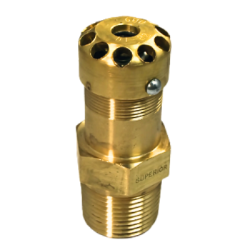 Sherwood 3/4" NPT Inlet Relief Valve, 375 PSI, STDP, Propylene Seat