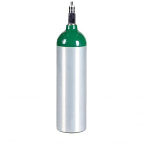 EB-1 / EB6-1 Aluminum Medical Oxygen Cylinder, 6 cu. ft., CGA 870 standard valve installed